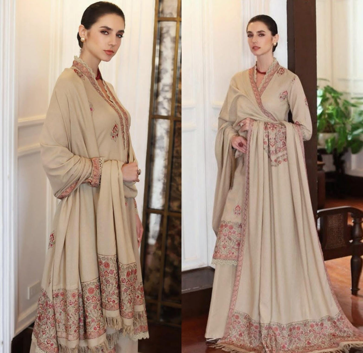 3 pc khaddar unstitched suit by motif