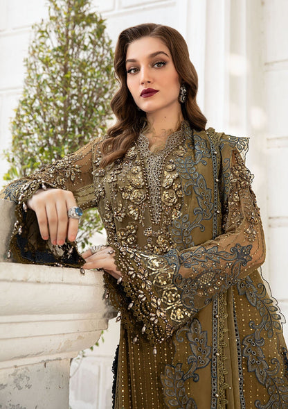 Unstitched Embroidered Chiffon Suit"24(MPC 24-108)Motif - Motif
