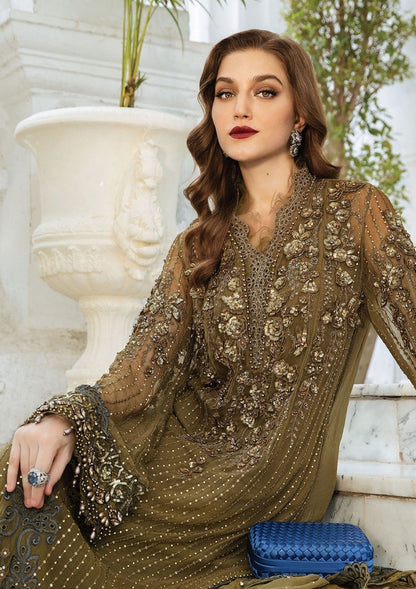Unstitched Embroidered Chiffon Suit"24(MPC 24-108)Motif - Motif