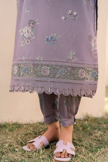 Unstitched 3 Piece Digital Printed Lawn Suit with Printed Lawn Dupatta