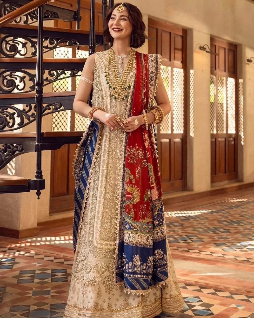 Unstitched 3 Piece Fully Embroidered Organza Dress With Embroidered Dupatta